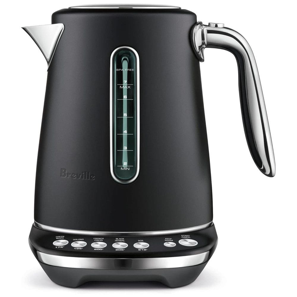 Chaleira Elétrica 1,7L em Aço Inoxidável com Controle de Temperatura, 110V 1500W, Breville, Preta