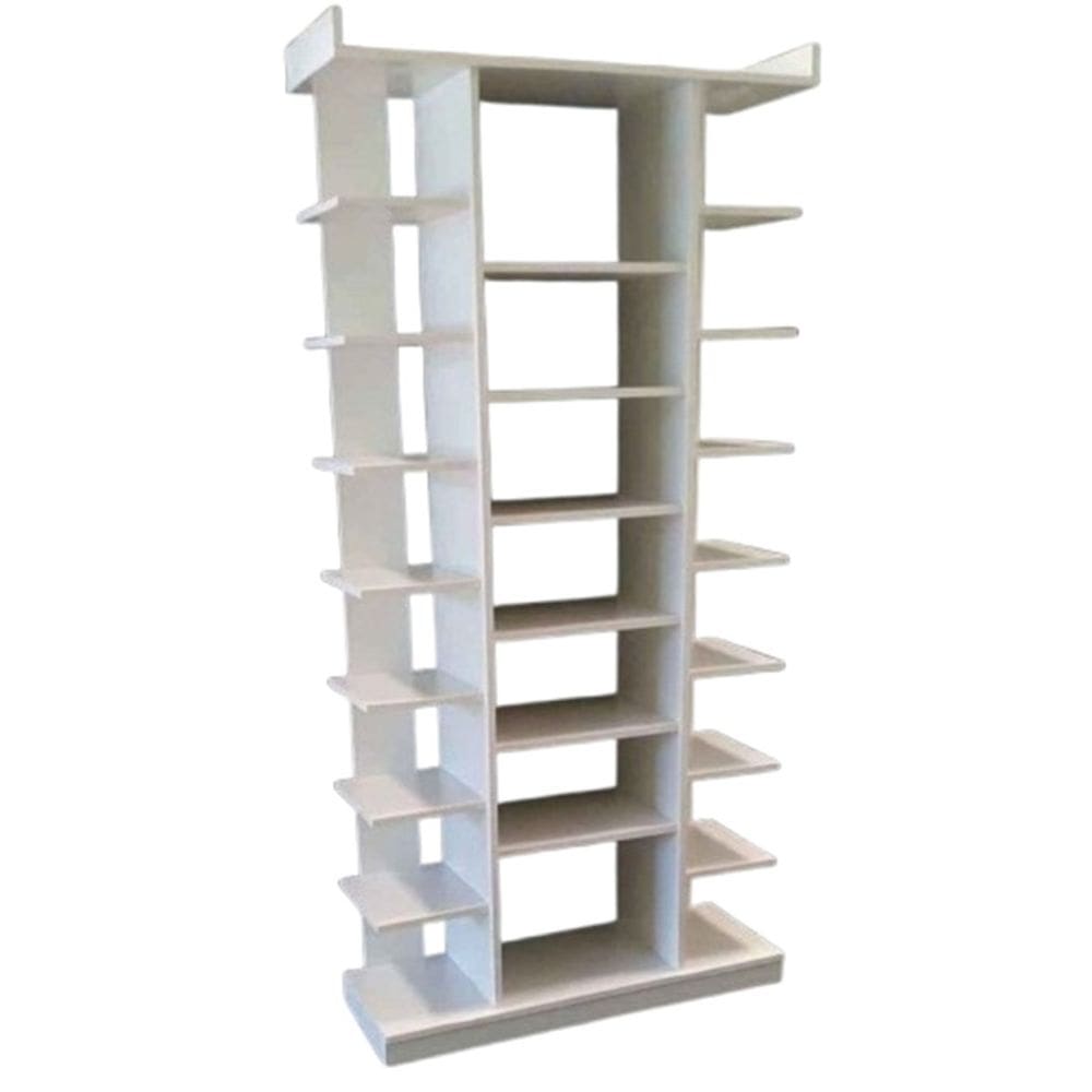 Estante Sapateira Vazada Branco 185X90X32Cm - Deep