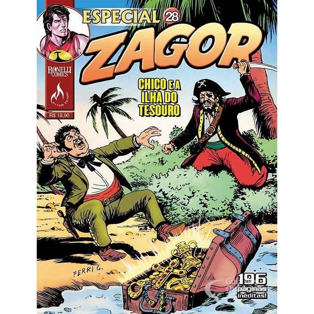 Zagor Especial 28 - Chico Na Ilha Do Tesouro