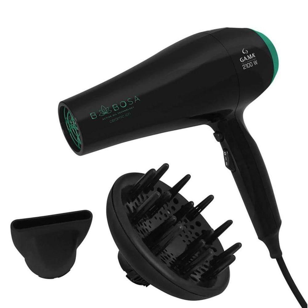 Secador Gama Babosa Ceramic Ion 2100w - Bechd0000002810 Preto/verde 110 Volts