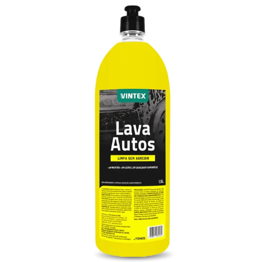 Vintex Shampoo Automotivo 1,5L Para Lava Autos Com Proteção