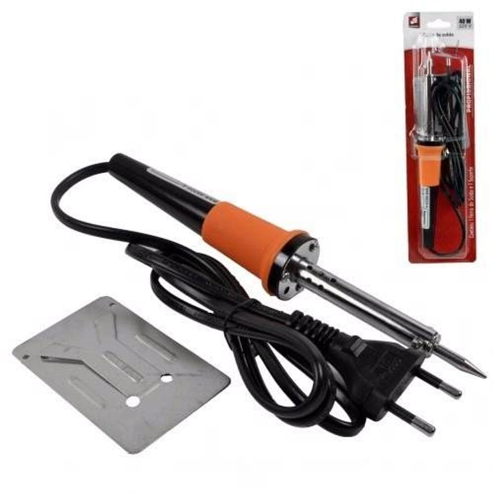 Ferro De Solda Com Suporte 127v 100w Profissional
