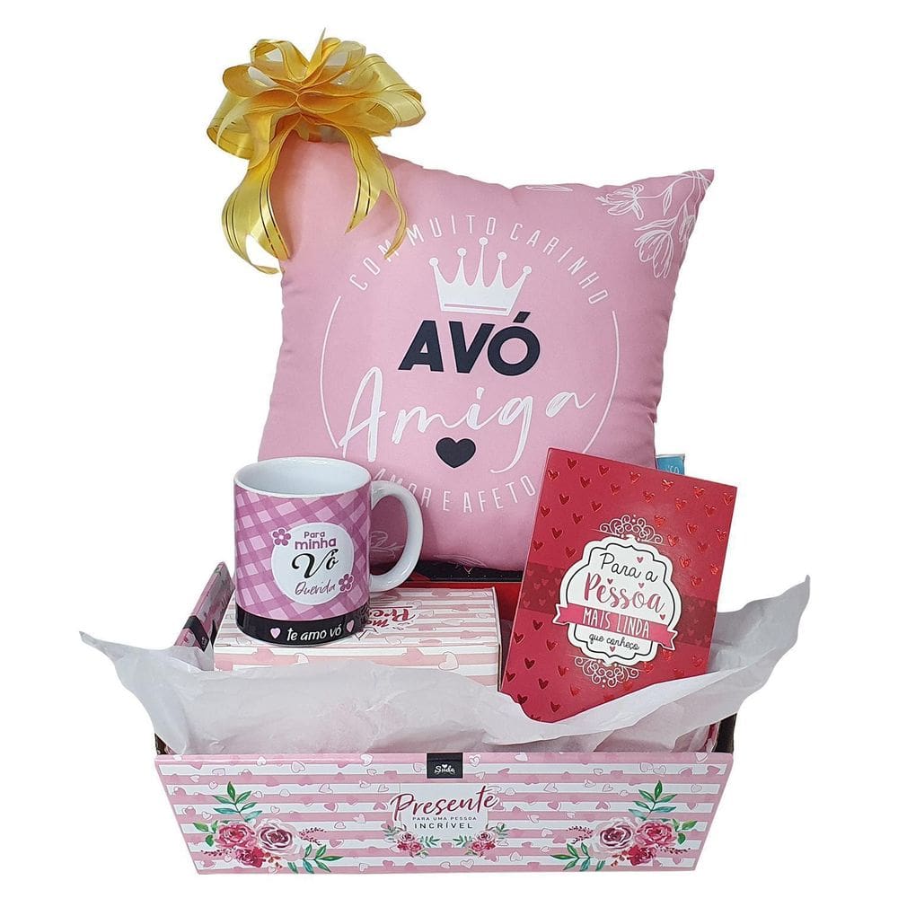 Presente Para Avó -Kit De Presente Dia Das Mães Vó