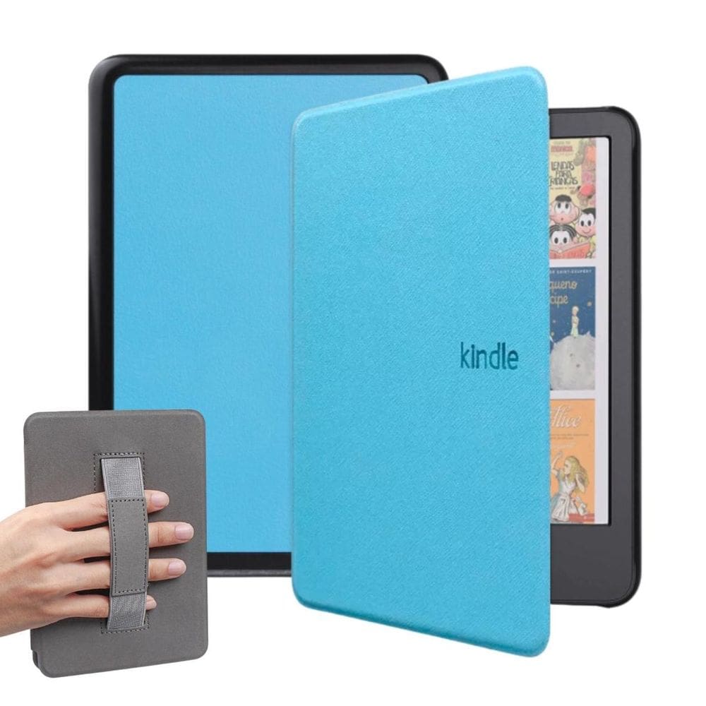 Capa Com Alça Couro Para Novo Kindle Colorsoft  1 Geração 
