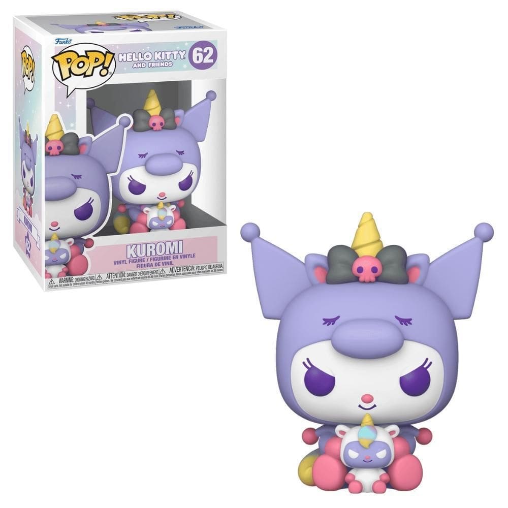 Boneco Funko Pop Sanrio Hello Kitty - Kuromi Unicórnio