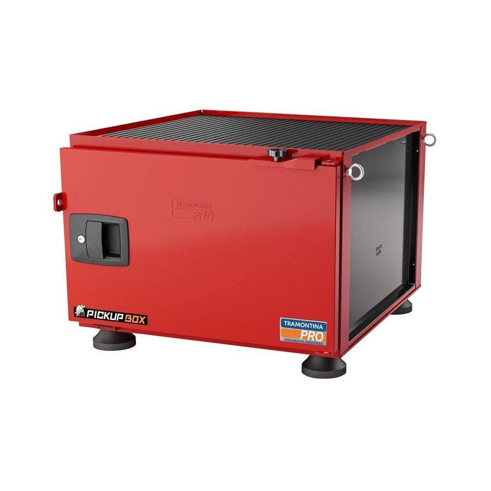 Caixa Para Ferramentas Pickup Box 650x700x500 Mm Tramontina Pro Vermelho Tramontina