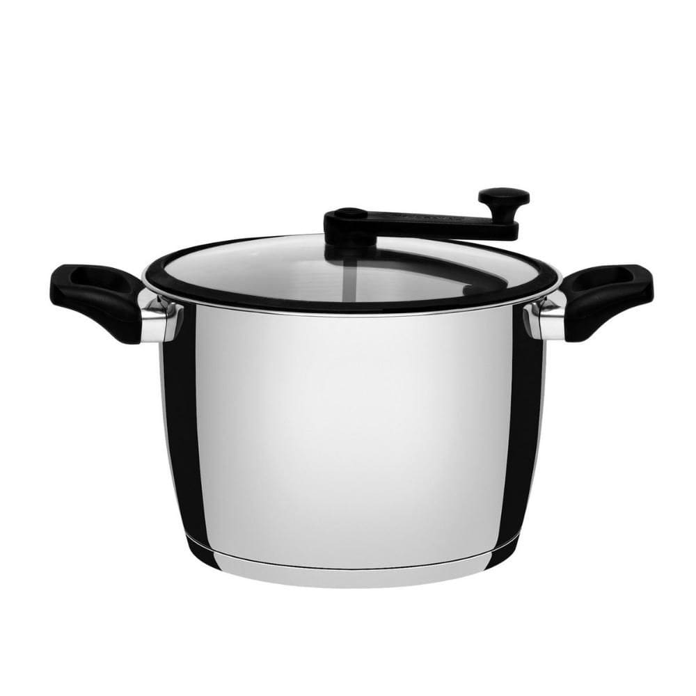 Pipoqueira Aço Inox Fundo Triplo Indução Allegra Tramontina