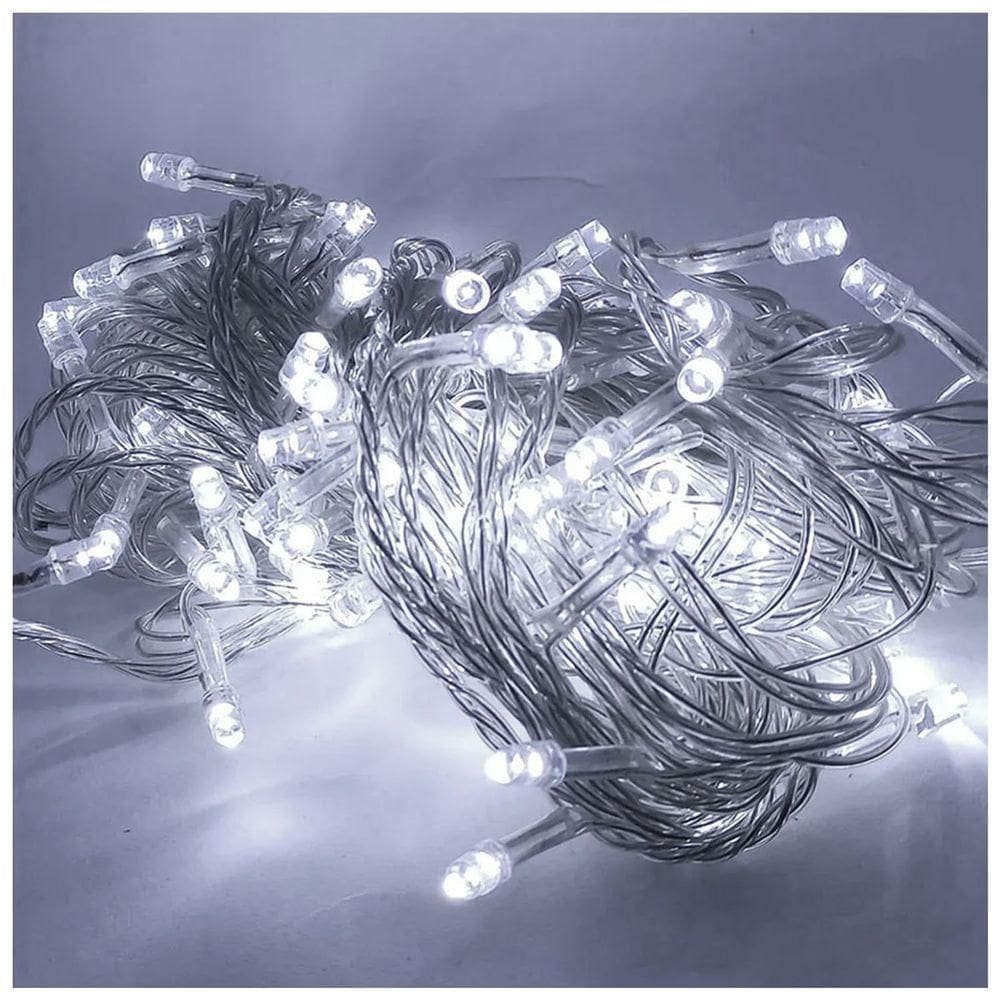 Pisca Cordão De Luz Fio De Luzes Led 8 Funções 9 Metros 220v