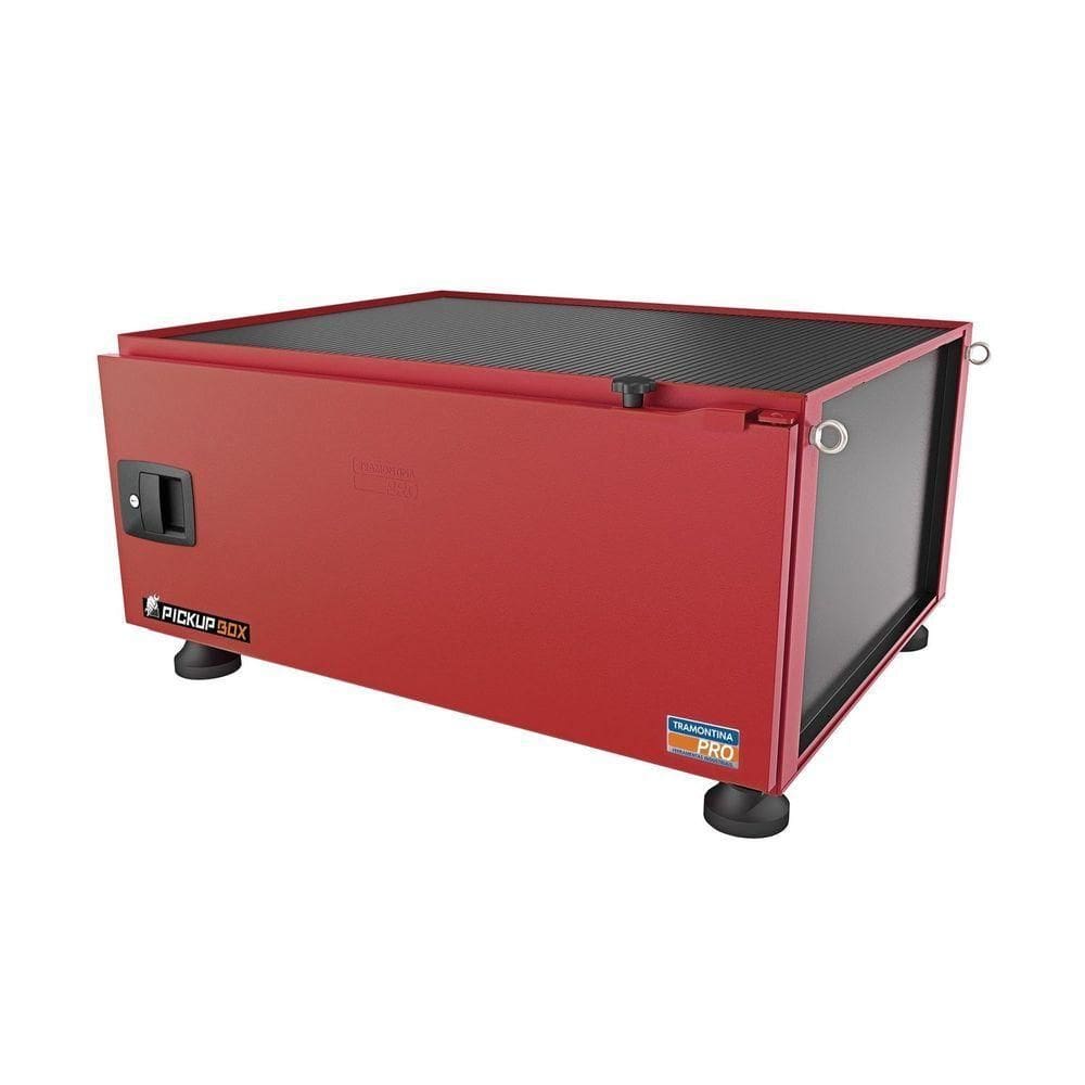 Caixa Para Ferramentas Pickup Box 1000x820x500 Mm Tramontina Pro Vermelho Tramontina