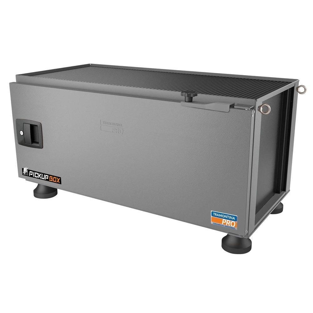 Caixa Para Ferramentas Pickup Box 1000x500x500 Mm Tramontina Pro Cinza Tramontina