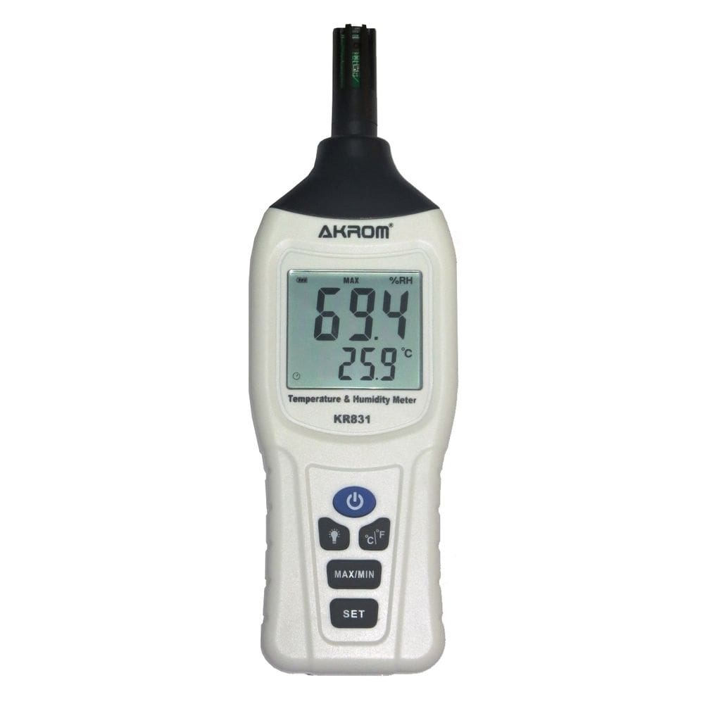 Medidor temperatura umidade ponto de orvalho - Akrom KR831