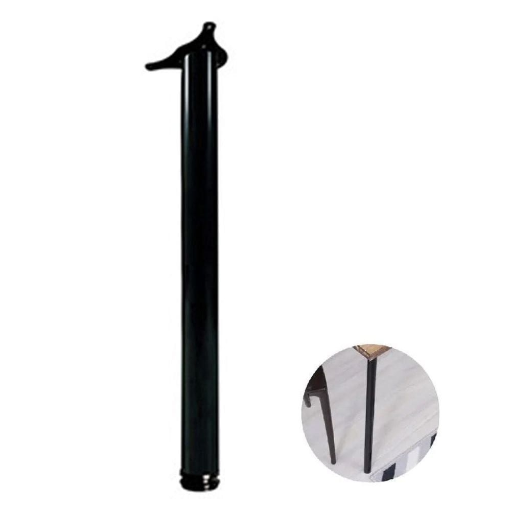 Pé de Mesa Preto Hardt 73cm 4 Unidades