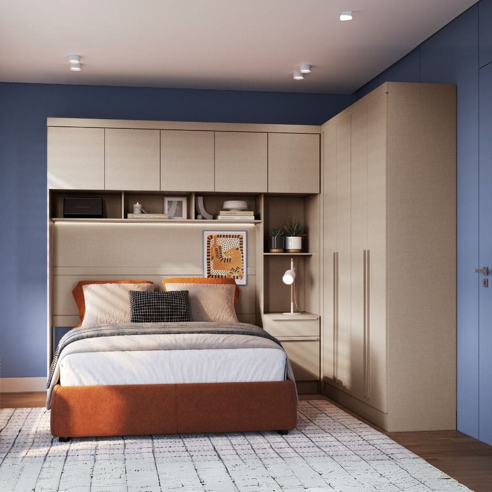 Guarda Roupa Moveis Castro Modulado Infinity 2 Peças