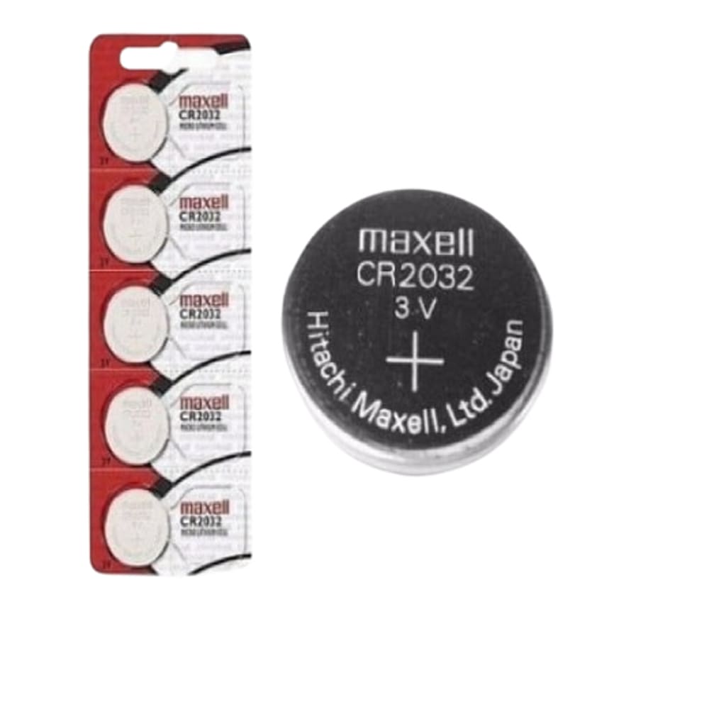 Pilha Maxell Cr2032 Botão - Cartela Com 5 Unidades