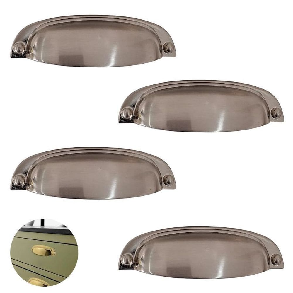 Puxador Concha Stilo Gruppa 64mm 4 Und