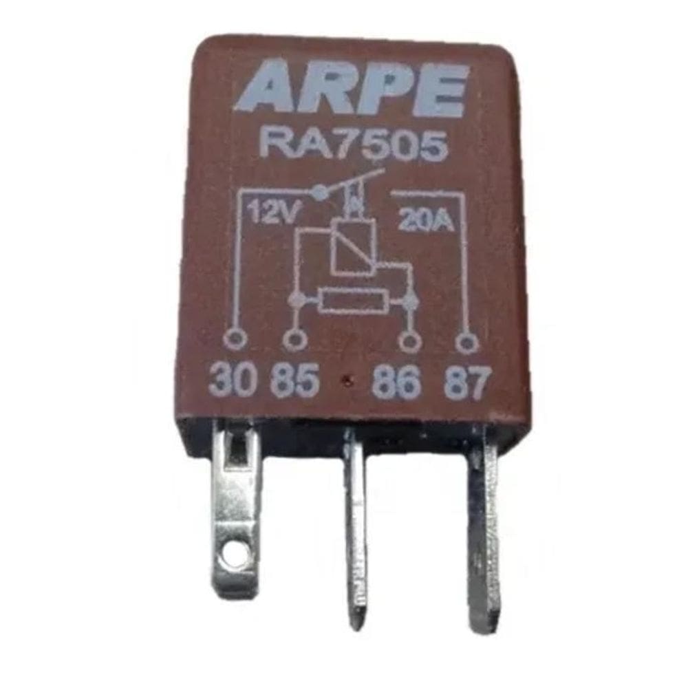 Relé Auxiliar Mini 12V 20A Desembaçador Farol Uso Geral