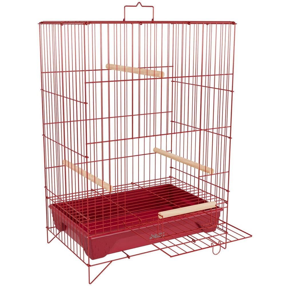 Gaiola Para Calopsita Com Porta Com Poleiro Colorida Vm
