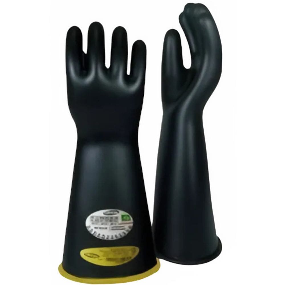 Luva Isolante Classe 2 Etiqueta Amarela 20000V  Tipo II Preta ORION CA 29773