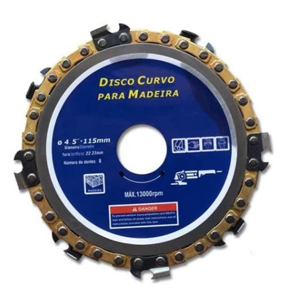Disco De Serra Circular Com Corrente 115 Mm.X22 Mm. Profield