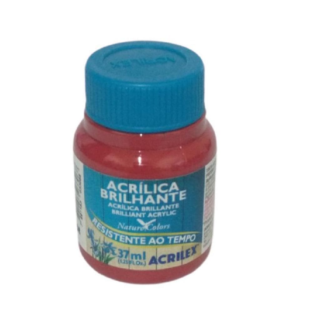 Tinta Acrílica Brilhante Vermelho Escarlate 508 Acrilex 37Ml