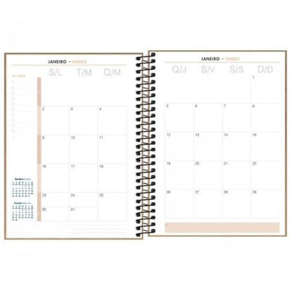 Agenda Tilibra Espiral Planner Kraftwor M7