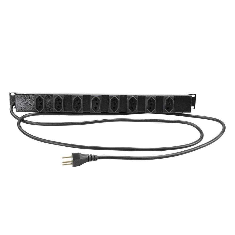 Regua Eletrica 19 08 Tomadas 10 Amperes