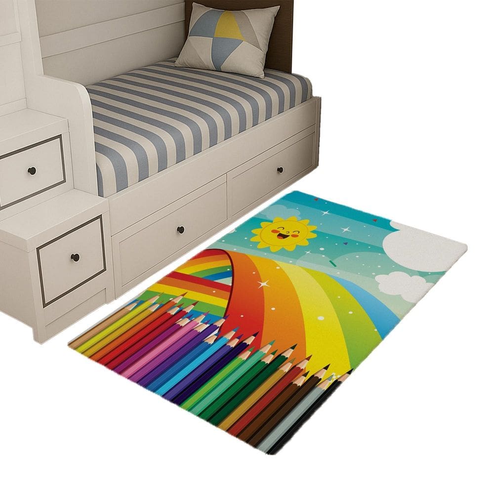 Tapete Infantil Estampado 1,00 X65 Decorativo Antiderrapante