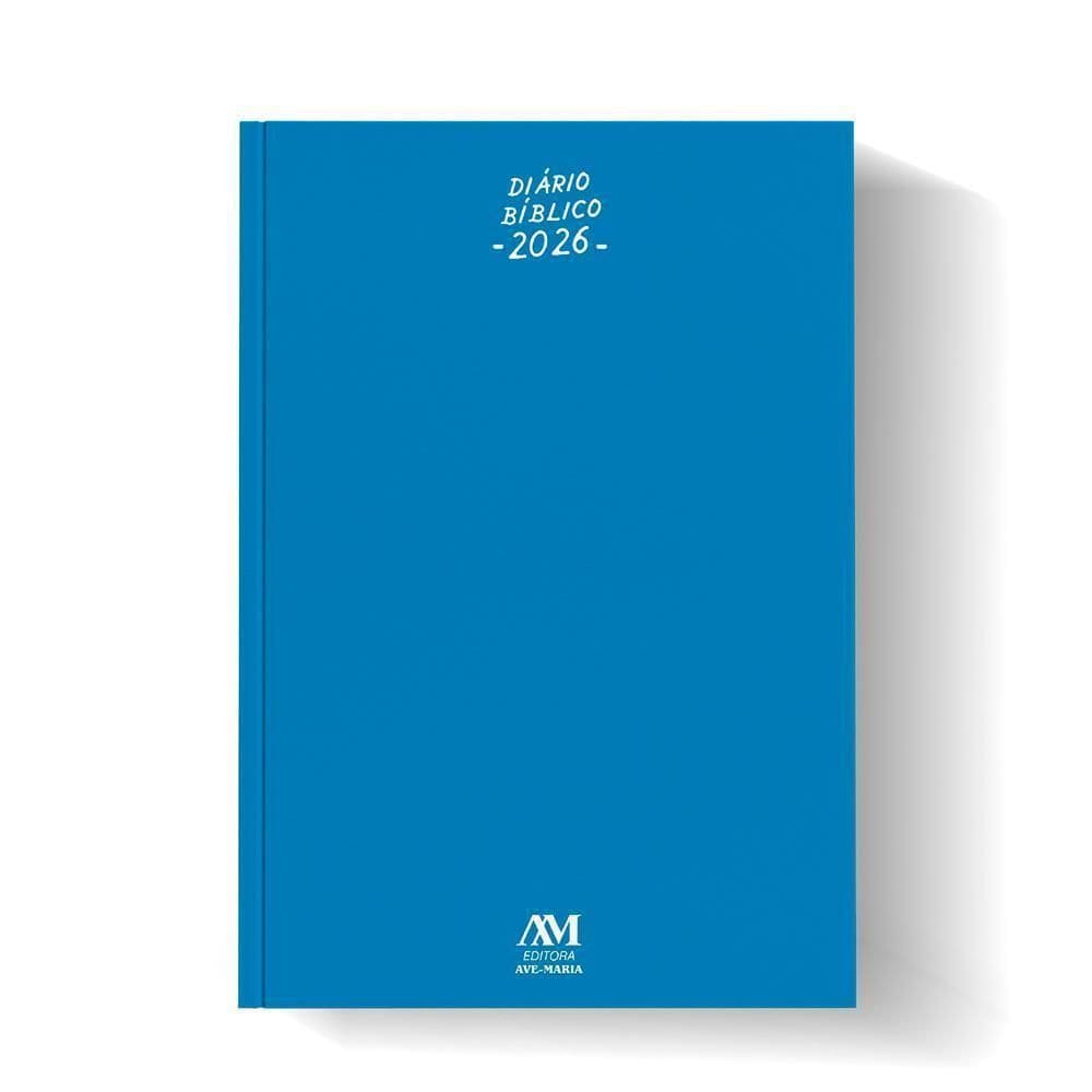 Agenda Diário Bíblico 2026 Brochura Azul