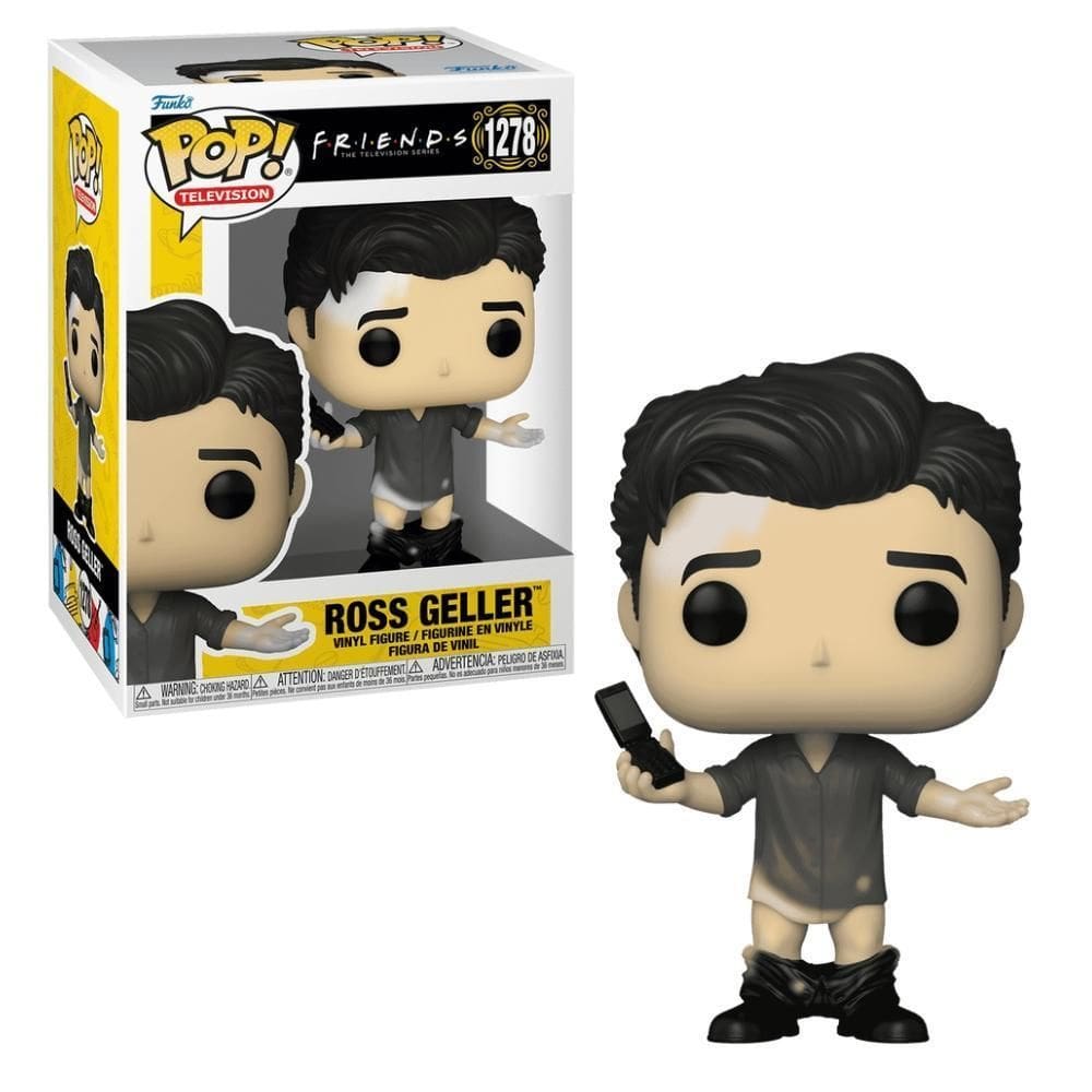 Boneco Funko Pop Friends - Ross Com Calça De Couro