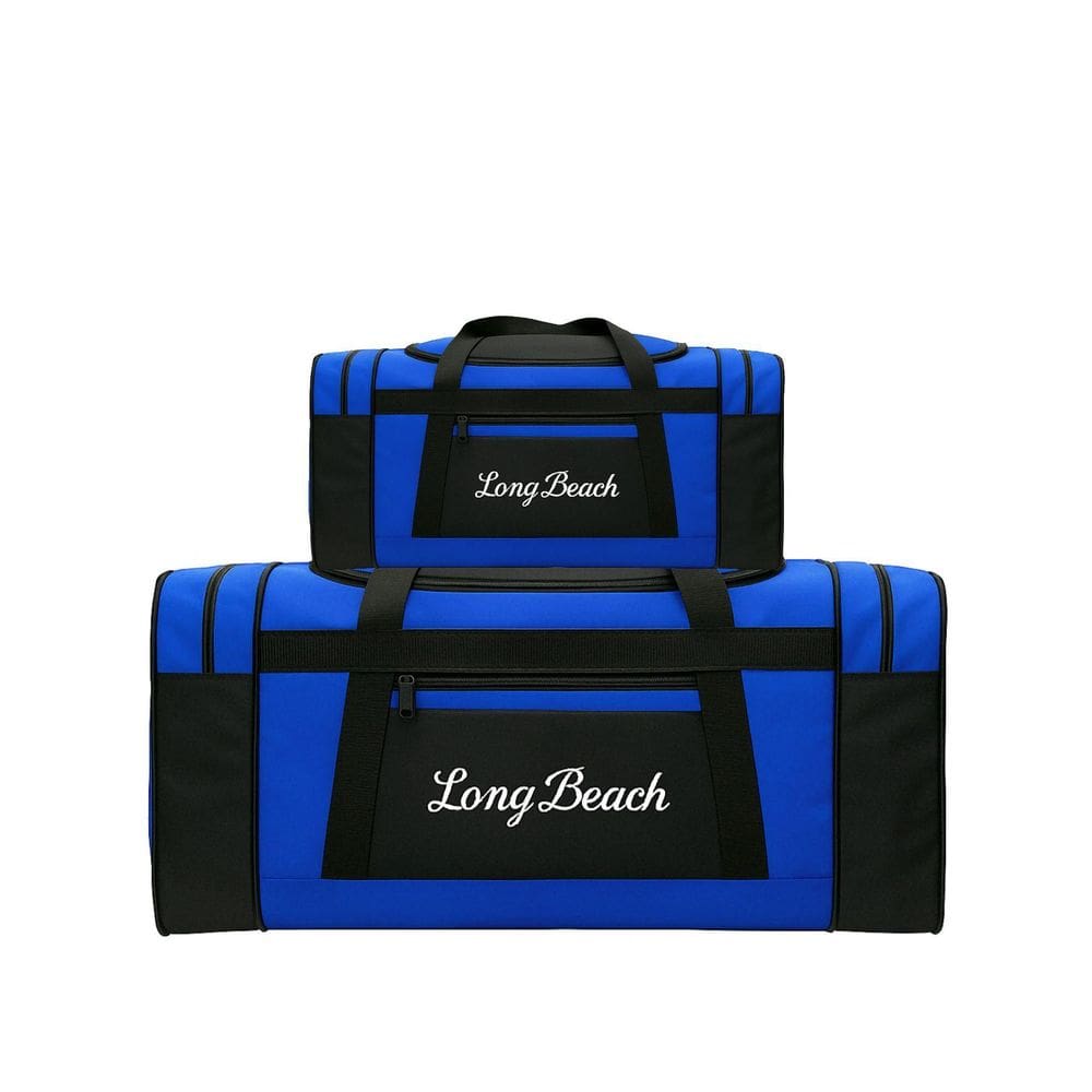 Kit 2 Bolsas Sacolas De Viagem Esportiva P E G - Azul