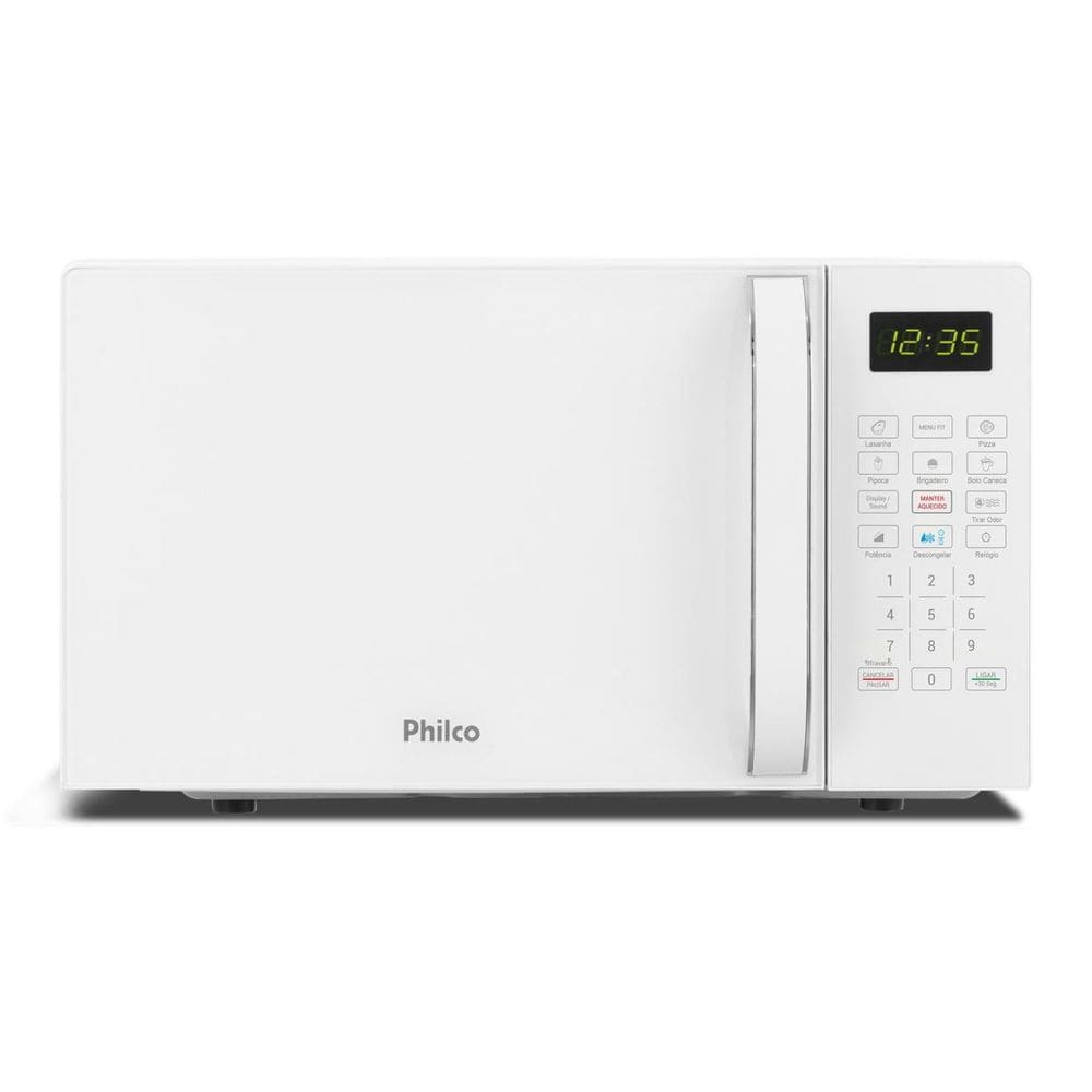 Microondas 20 Litros Limpa Fácil 1100w Branco Philco - PME25B