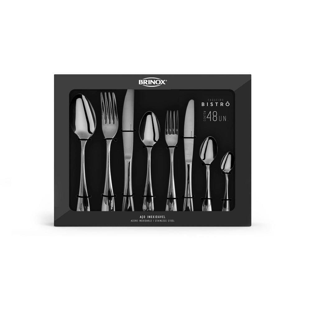 Faqueiro Bistrô 48 Peças Brinox