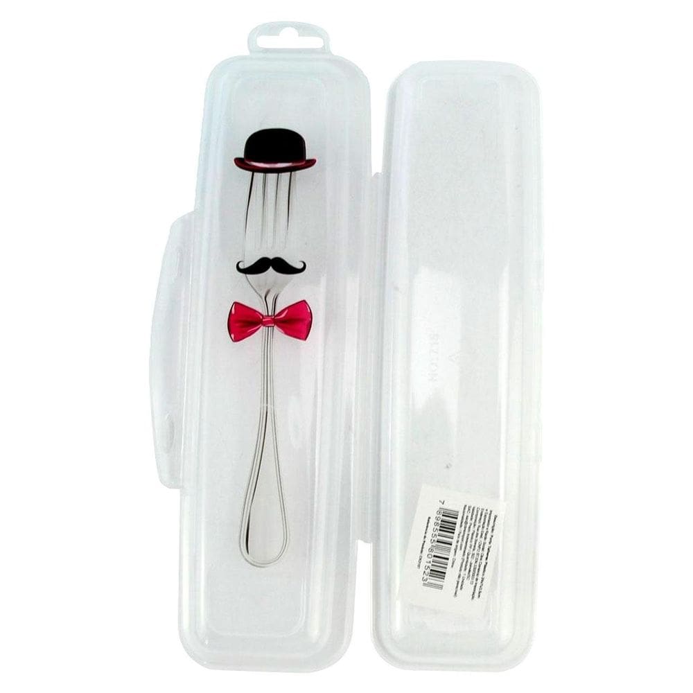Porta Talher de Plástico 24cm Portátil  - Tudo em Caixa