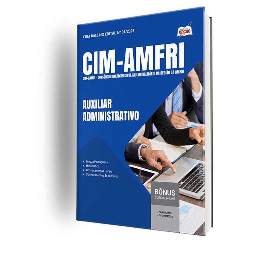 Apostila Cim Amfri 2025 - Auxiliar Administrativo