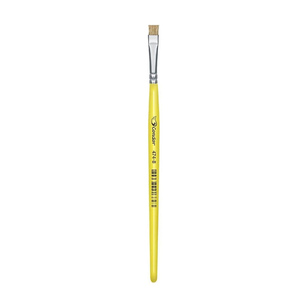 Pincel Chato Natural Condor 474 Nº 08