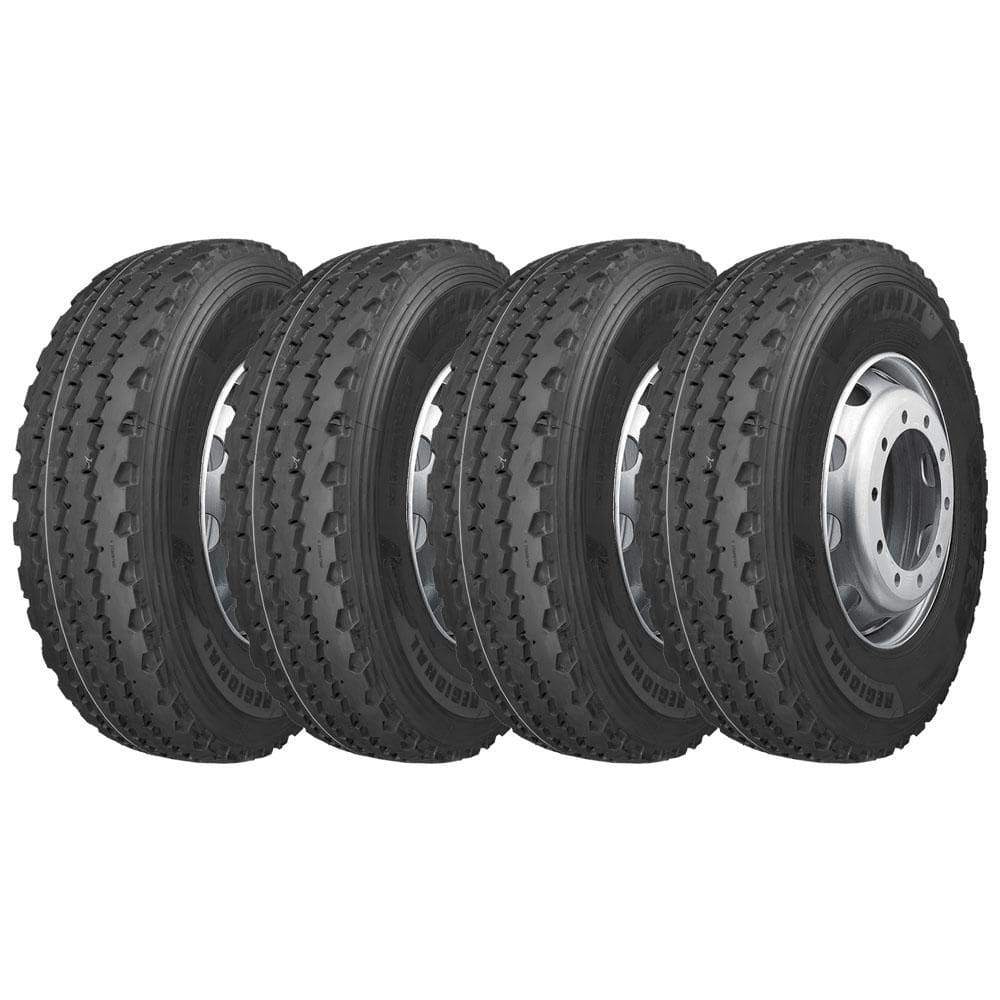 Pneu XBRI Ecomix P2 295/80 R22.5 Aro 22.5 152/149L TL Misto Direcional Kit4