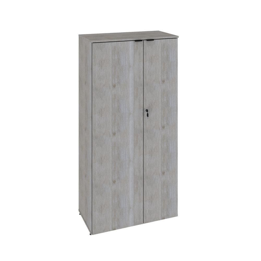 Armário Alto Fechado Com 02 Portas 161,5x80x42cm Wlaf80 Snow - Preto
