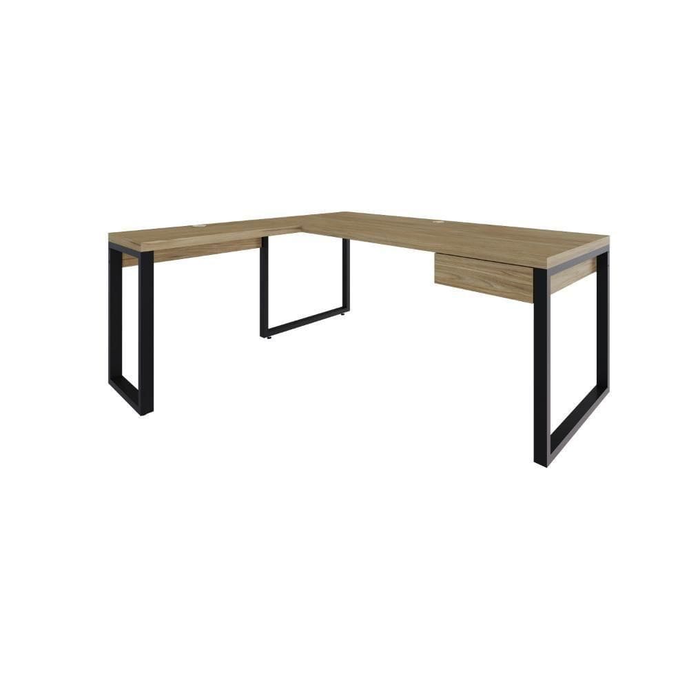 Mesa Em L Presidente C-01 Gav. 190x160x75cm Yon Vermont Vermont