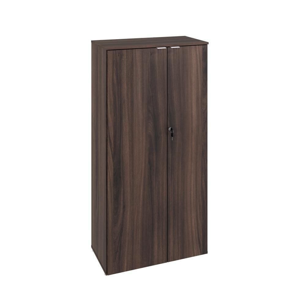 Armário Alto Fechado Com 02 Portas 161,5x80x42cm Wlaf80 Nogal - Branco