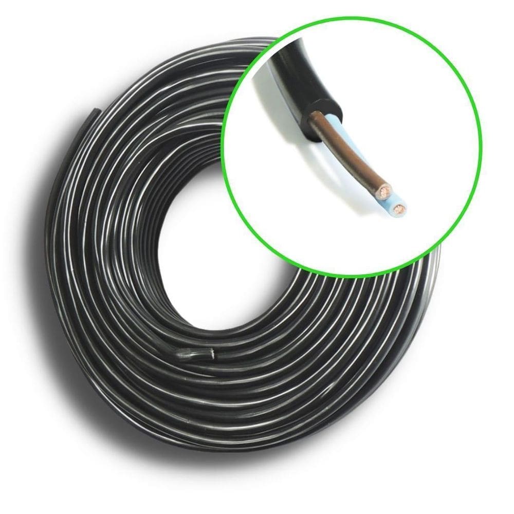 Cabo Pp 2 Vias 2,5Mm 2X2,5Mm Flexível Rolo 100Mts 100%Cobre
