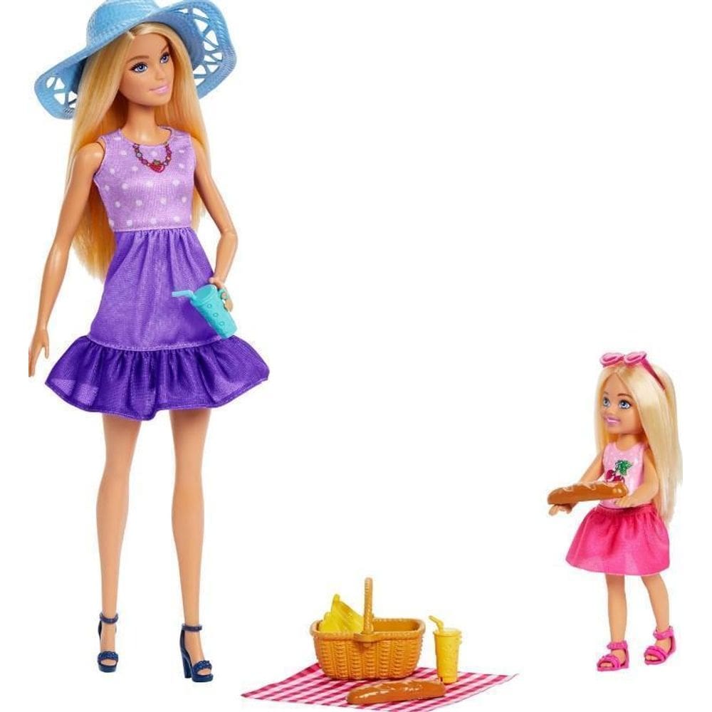 Barbie Malibu Conjunto Piquenique Chelsea - Mattel Jbf43