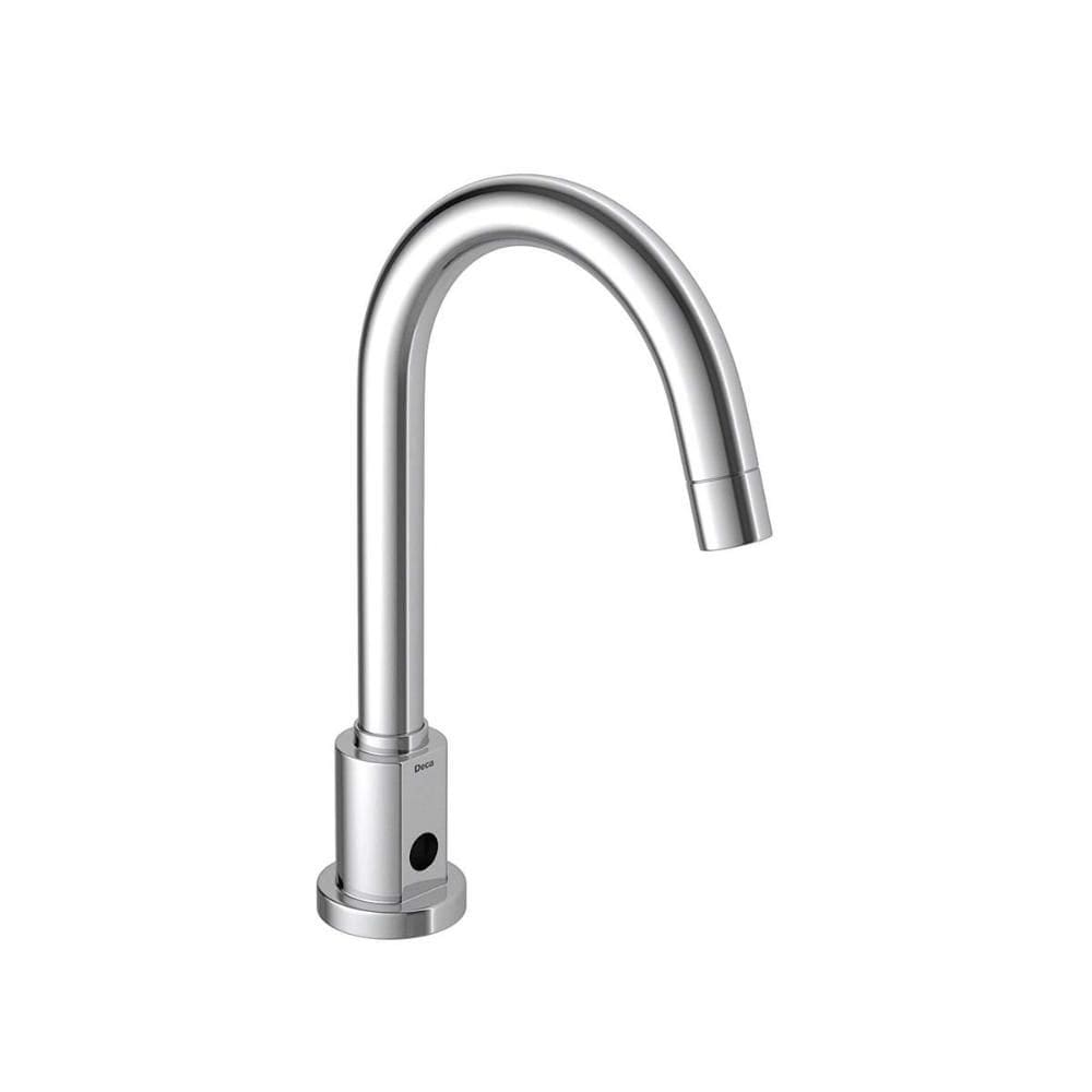 Torneira de Mesa com Sensor Bivolt e a Pilha On/Off para Lavatório Cromado Deca
