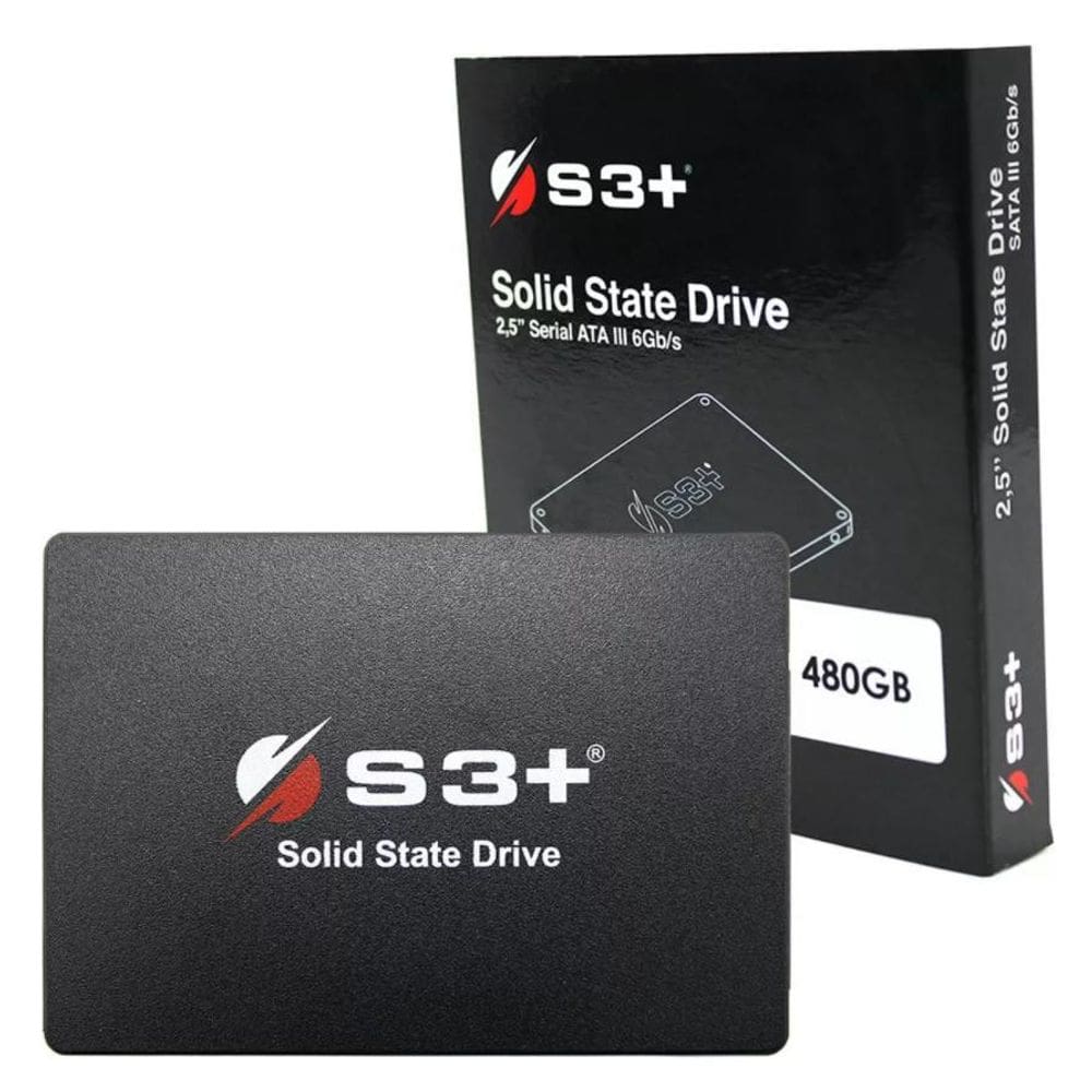 Ssd S3+ 2,5 Serial Ata Iii 480Gb 2,5 6Gb/S