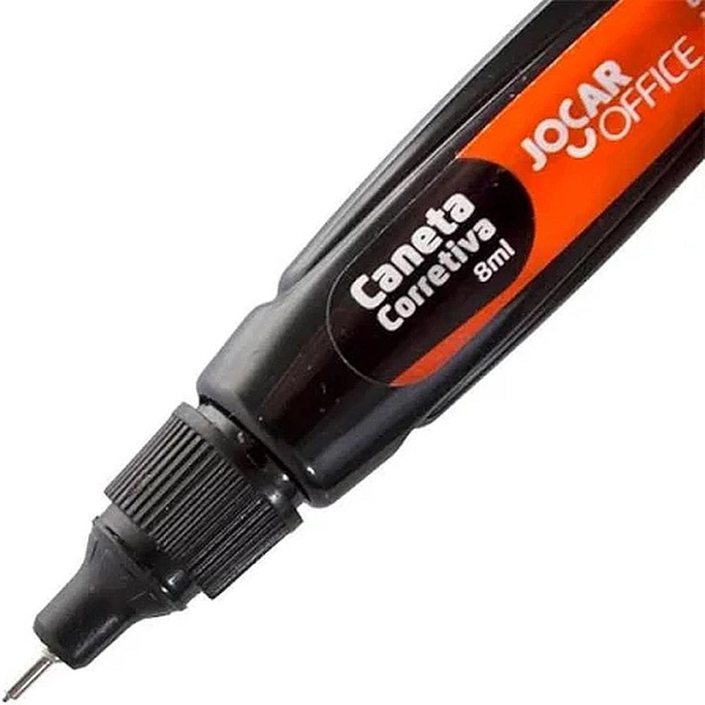 Caneta Corretiva Ponta Fina Escolar Jocar Oficce 8Ml
