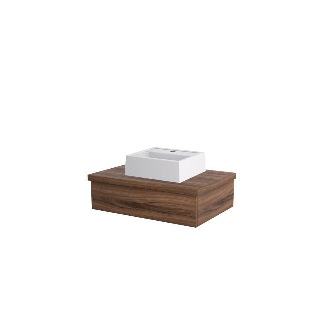 Conjunto Bancada C-cuba Q32 Metrópole 600 Carvalho Dark Nogal