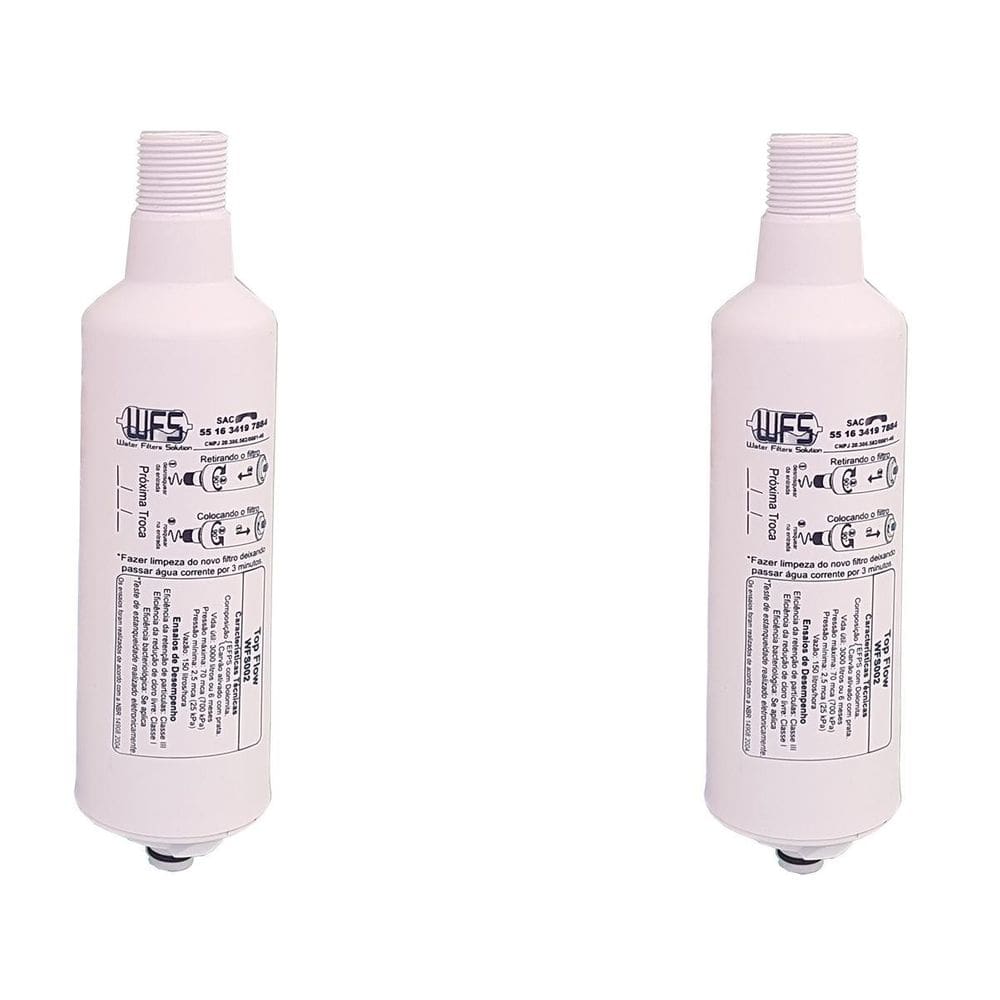 Kit 2 Filtro Refil Compatível Purificador De Água Colormaq