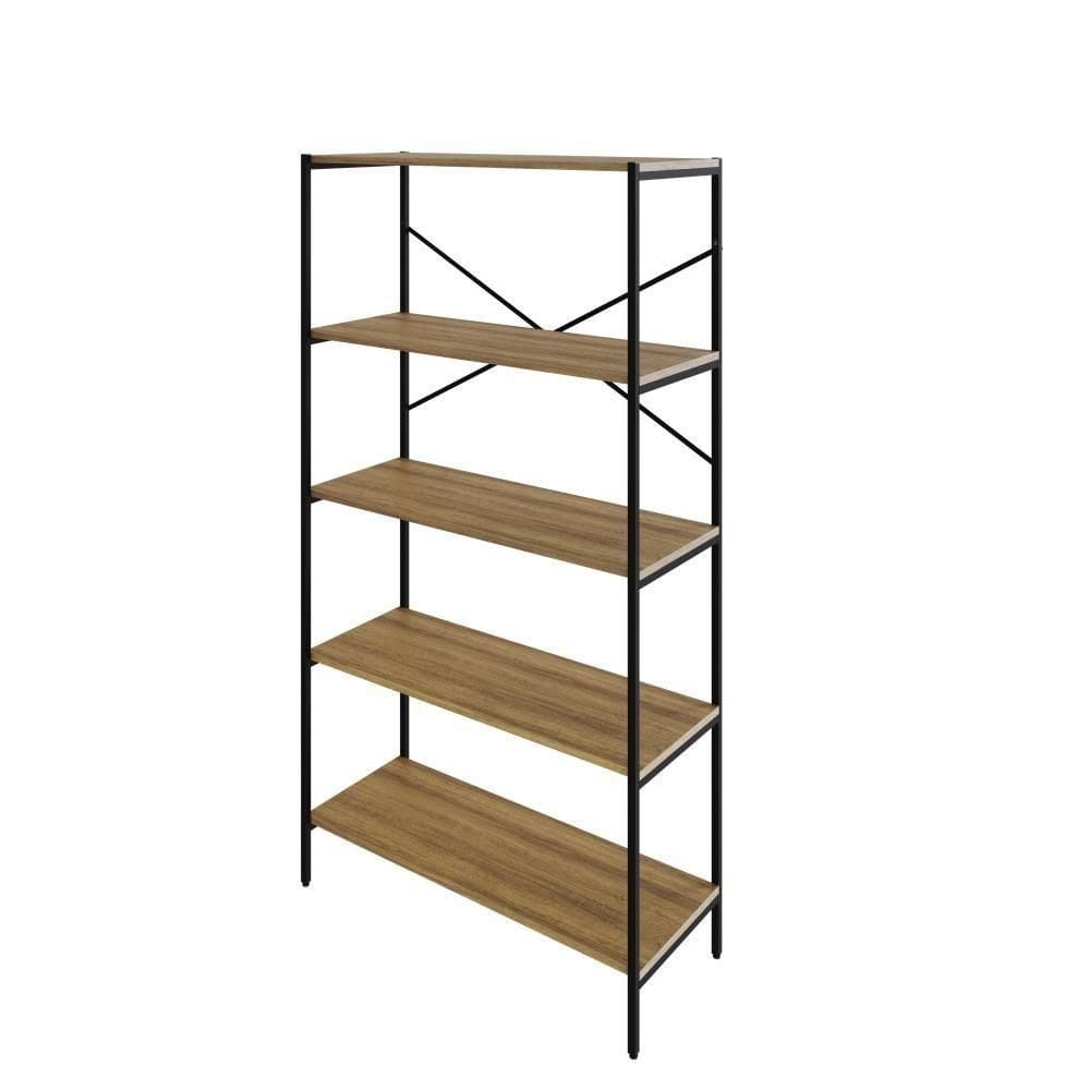 Estante C/05 Prateleiras 152x80x33cm Tub Tueh1585 Lâmina Mel - Lâmina Mel /