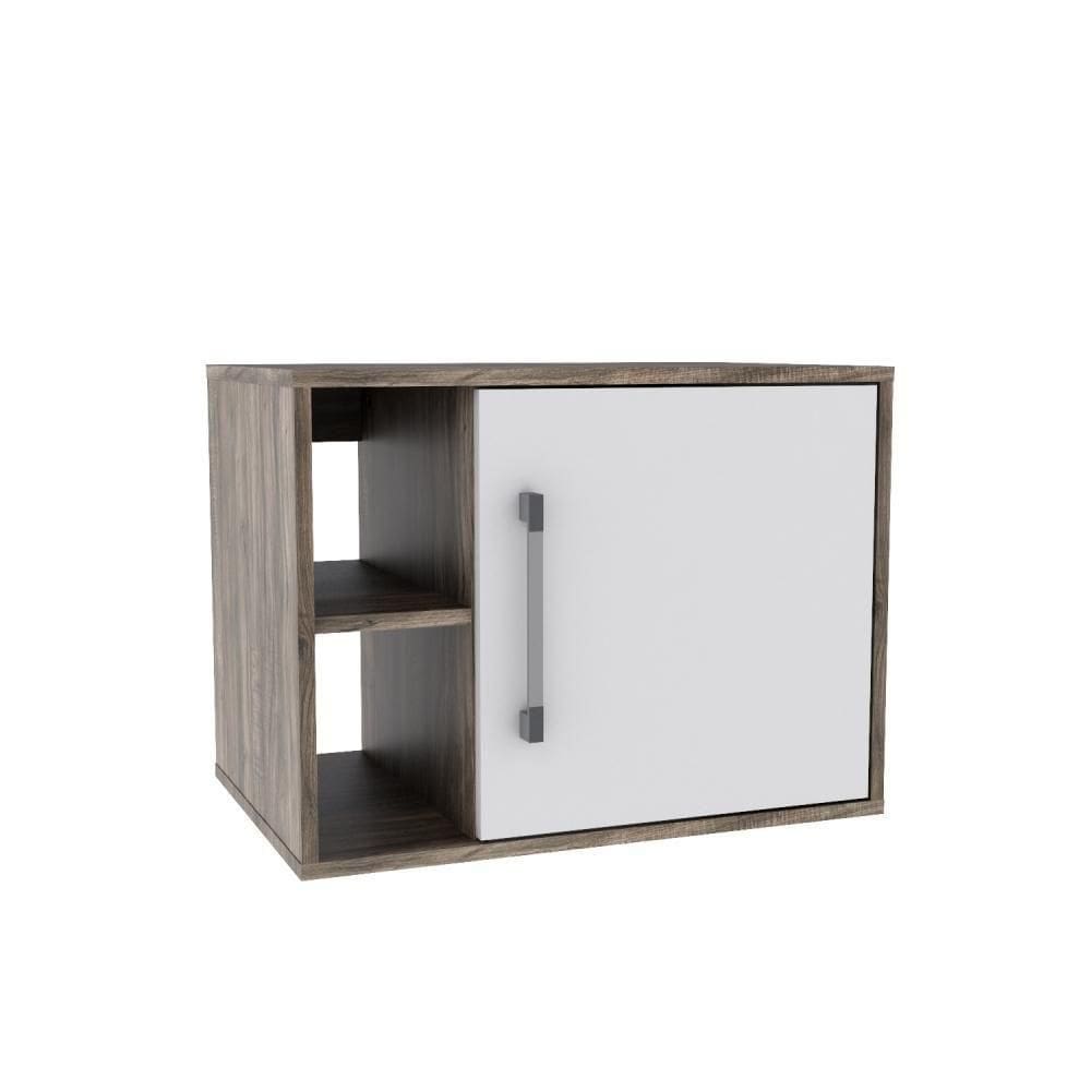 Gabinete Soft 600 Perffect Acetinado Carvalho Dark C-branco Chess