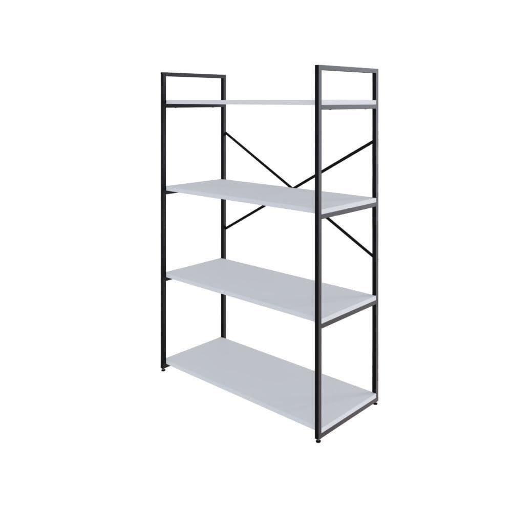 Estante C/04 Prateleiras 118x80x33cm Yon Branco Tx/ Branco Tx/