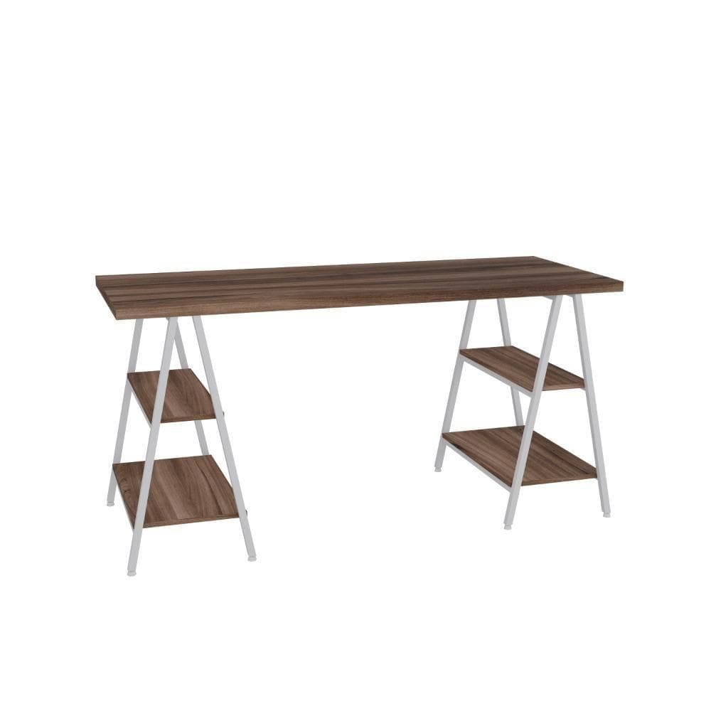 Mesa Kuadra Cavalete 150x60x75cm Nogal - Nogal -